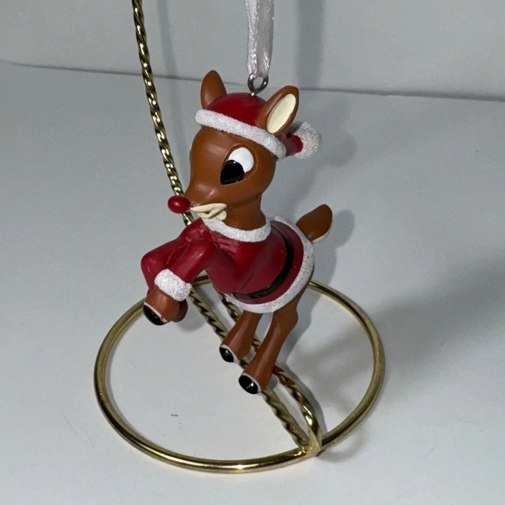 Hallmark Rudolph the Red Nosed Reindeer, Santa and Bumble Ornaments